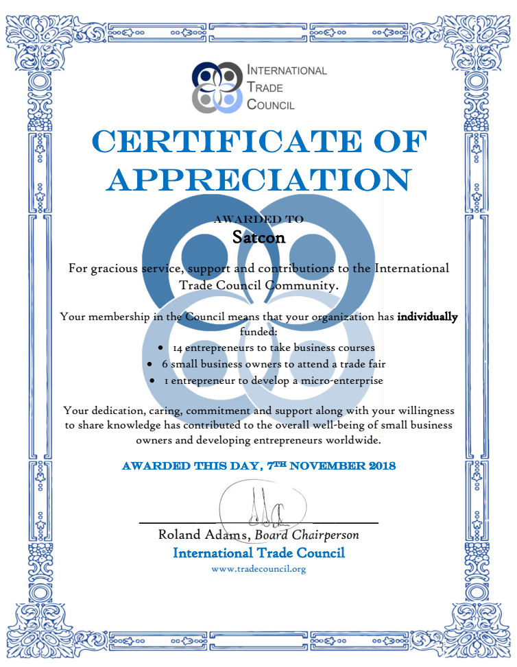 Certificate one